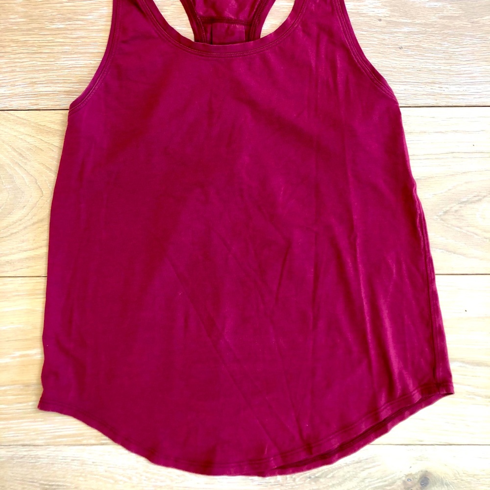 Lululemon racerback tank, size 6